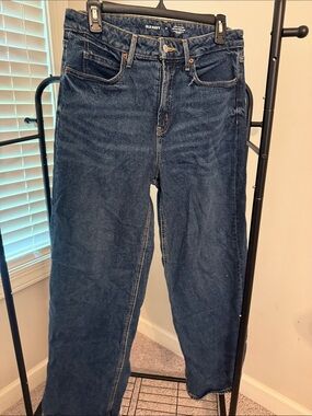 Old Navy Women’s Extra High Rise Sky Hi Wide Leg  Jeans